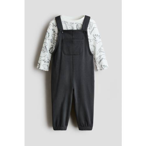 2-PIECE OVERALL AND SHIRT SET