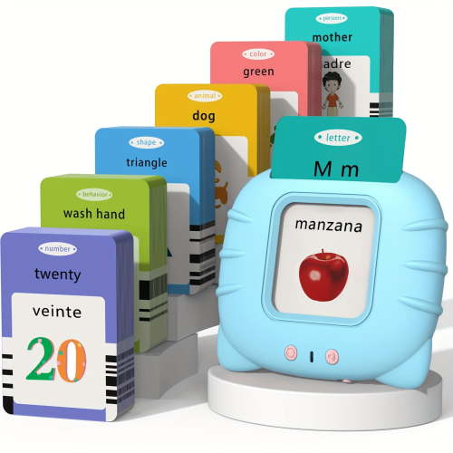 510 Words Spanish And English Bilingual Speaking Flashcards For Toddlers, Sensory - Walmart.ca