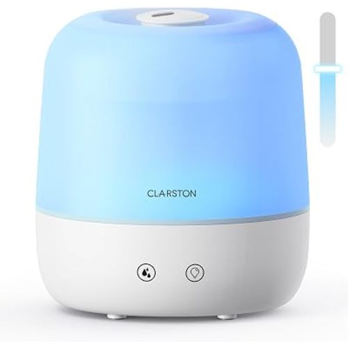 Clarston Humidifiers for Bedroom, 2L Cool Mist Humidifier, 24dB Quiet Sleep