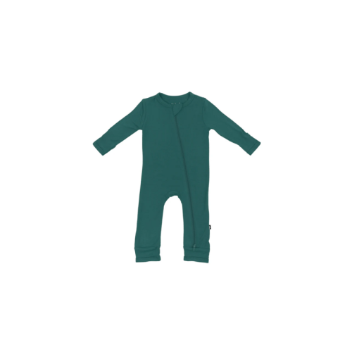 Kyte BABY Zippered Romper Emerald