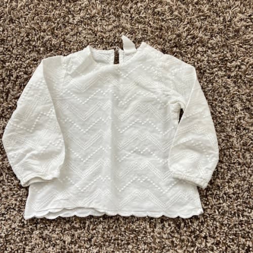 Baby girl eyelet blouse (Poshmark)