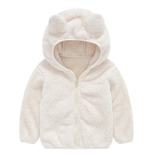 TAIAOJING Toddler Kids Winter Jackets Coat Warm Ear Cute Boy Hooded Baby Thick Zipper Girls Coat Outwear Snowsuit 18-24 Months