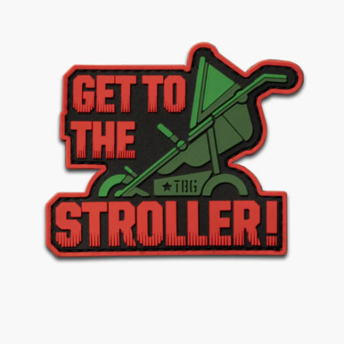 Get to the Stroller Patch - Waterproof PVC Accessory for Parents – Tactical Baby Gear