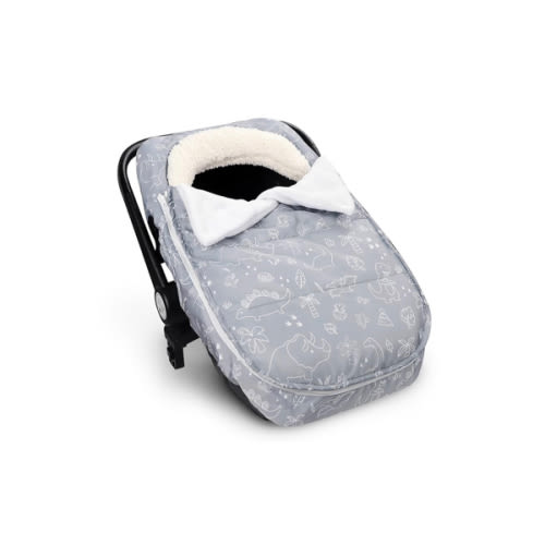 DILIMI Car Seat Covers for Babies, Winter Baby Car Seat Cover, Infant Car Seat Canopy for Boys Girls, Warm Windproof Carseat Canopy for Newborn, Dinosaur