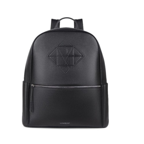 Le Vicky - Sac à couches en cuir vegan noir