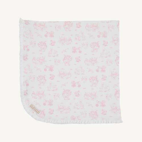 Baby Blanket - Sir Proper's Sweet Arrival (Hamptons Hot Pink