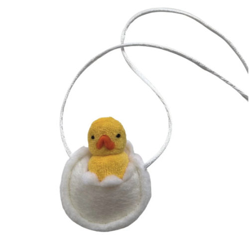 Duckling in an Egg Necklace