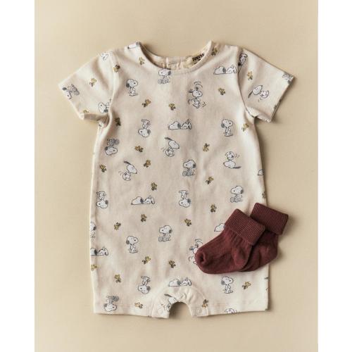 CHILDREN’S PEANUTS™ SHORT ROMPER | Zara Home United States of America