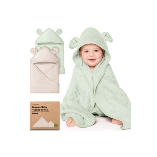 2-Pack Snuggle Hooded Towels