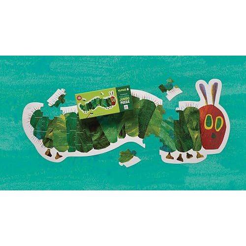 Crocodile Creek Above + Below 48-Piece Jigsaw Floor Puzzle - Fun Floor Puzzles for Kids Ages 4-8, Jumbo The Very Hungry Caterpillar