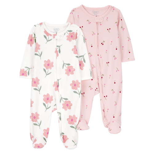 Carter's Child of Mine Baby Sleep N Play, 2-Pack, Sizes Preemie-6/9 Months