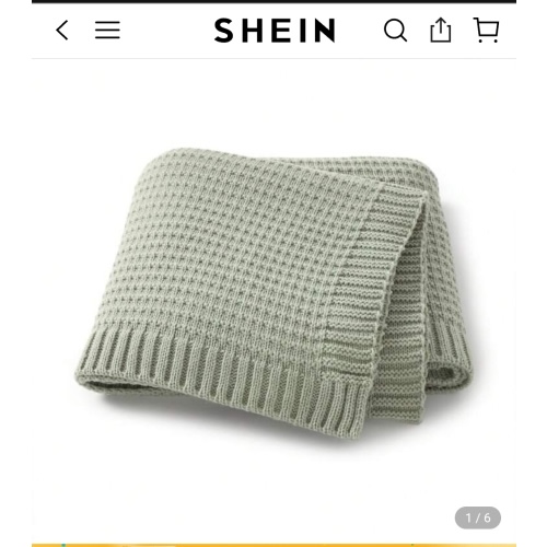 1pc Simple Knit Baby Blanket, Stroller Wrap, All Season Use Love Valentine | SHEIN USA