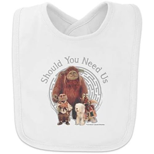 Should You Need Us Labyrinth With Ludo Hoggle and Didymus Baby Bib