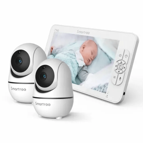 SM70V2  1080P HD Split Screen Video Baby Monitor No WiFi, Baby Camera Monitor, Hack Proof, Remote Zoom/Pan/Tilt, 4000mAh Battery - AliExpress
