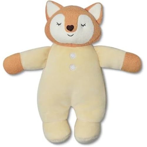 Apple Park Kids First Pal Plush Toy – 9" Soft Rattle Toy | Non-Toxic, Hypoallergenic, 100% Organic Cotton for 0m+ | Stuffed Animal | Squeaker & Rattle, Baby Sensory Toy (Fox)