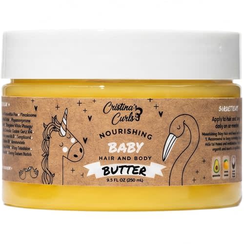 Nourishing Baby Hair And Body Butter – Rich Whipped Moisture To Seal Soft Skin And Strands