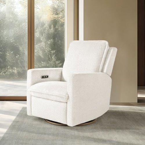 Everly Bouclé Swivel Glider Power Recliner - Samsclub.com