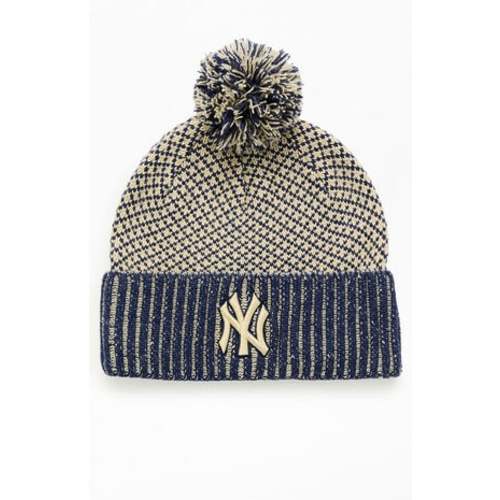Mitchell & Ness New York Yankees Winter Class Knit Pom Beanie | Pacsun