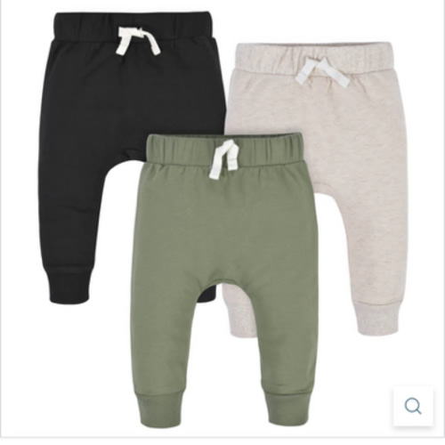 3-Pack Baby & Toddler Boys Green & Black Premium Jogger – Gerber Childrenswear