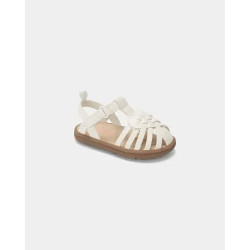 Baby Girl Every Step® First Walker Sandals - White | Carter's