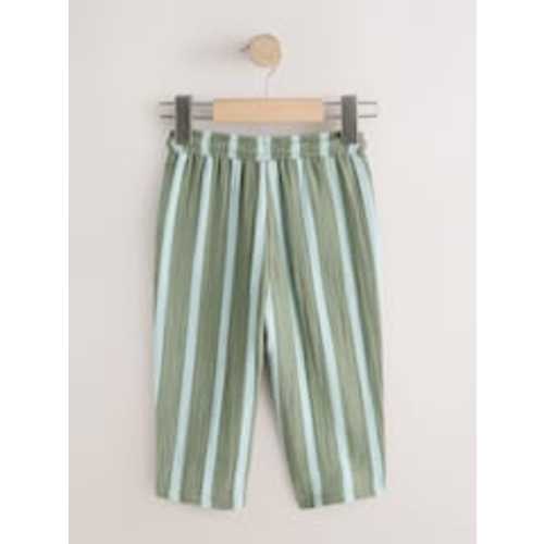 Buy Sage Green Striped Soft Textured Pull On Trousers (3mths-7yrs) from Next USA
