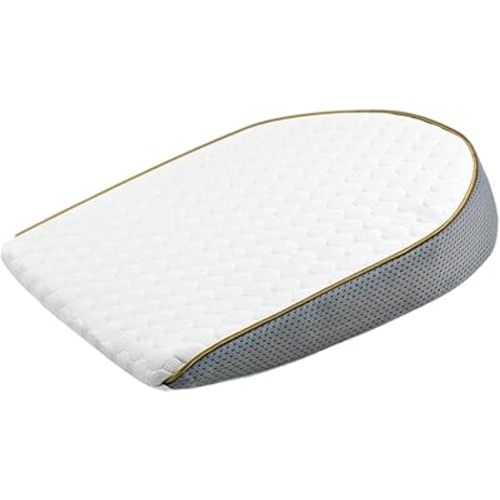 14x13x2 Wedge Pillow for Baby, Soft Comfortable Baby Acid Reflux Pillow with Removable Cover & Invisible Zipper, for Bottle Feeding, Sleeping, Breastfeeding