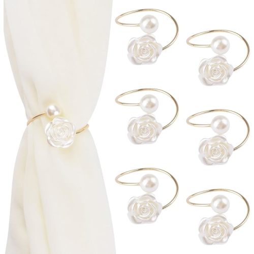 Curtain Tie Back 2Pcs Metal Curtain Tieback Creative Twist Drape Holder Clip Decorative Random Modelling Drape Holdback with Star for Home Office (Gold)