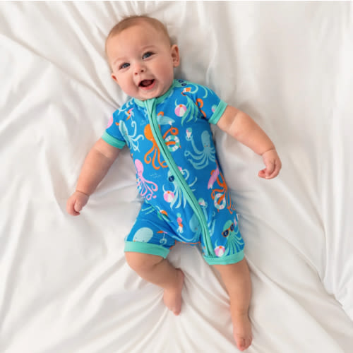 Octopus Party Shorty Zippy – Little Sleepies
