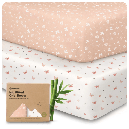 Fitted Crib Sheet For Baby Nursery Cot | KeaBabies
