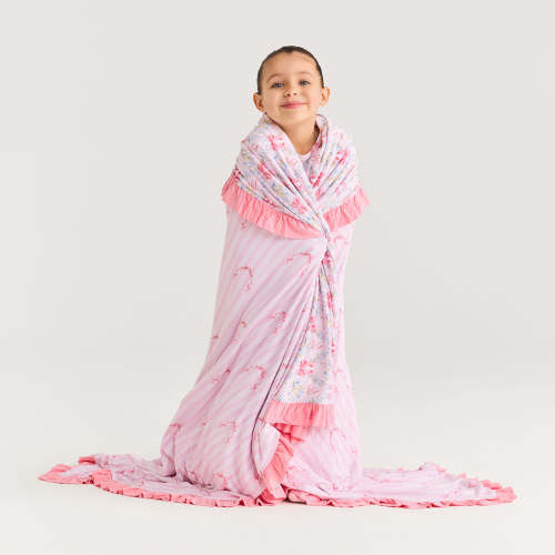 Harriet & Remi Ruffled Luxe Patoo® Blanket