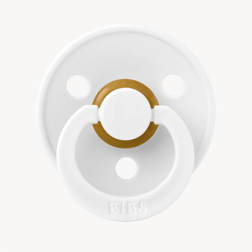 BIBS Colour White Pacifier – Classic Comfort – Bibsworld store US