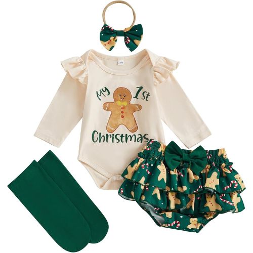 Baby Girl Football Outfit Cute Rugby Newborn Outfits 4 Piece Sets