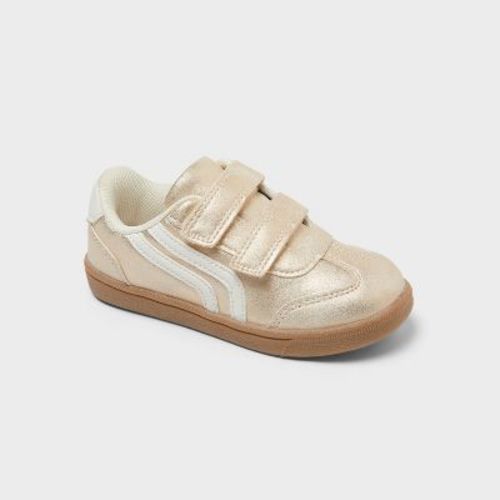 Toddler Dakota Retro Hook and Loop Closure Court Sneakers - Cat & Jack™ Gold 5T