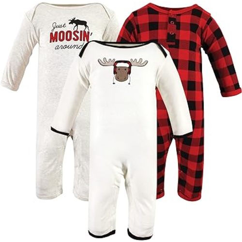 Hudson Baby baby-girls Cotton Coveralls