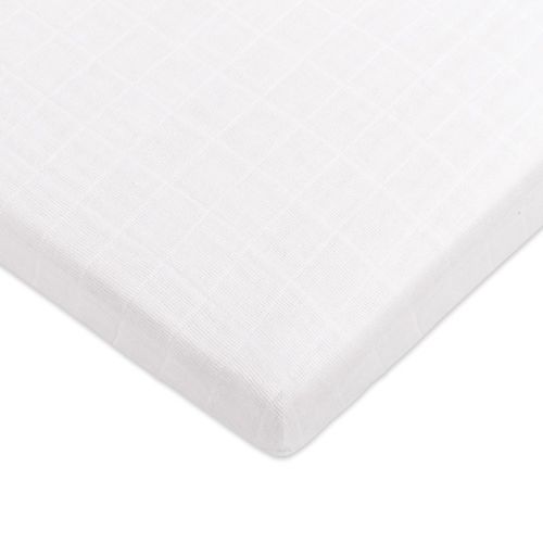 Babyletto All-Stages Midi Crib Sheet in GOTS Certified Organic Muslin Cotton