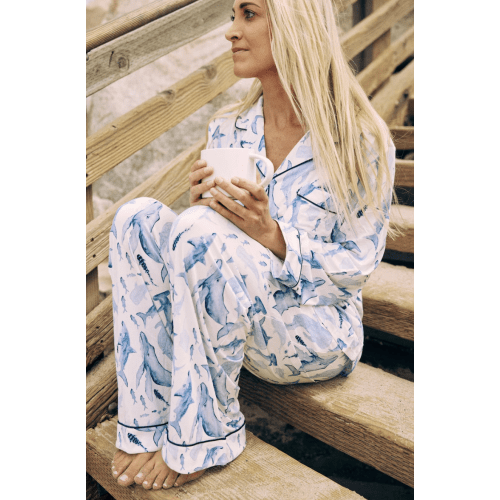Shark cove Mommy & Me Pj Set