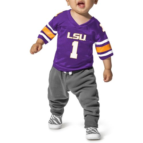 Little King NCAA Infant-Touchdown Pass-Team Football Jersey-Sizes 6 Months 12 Months 18 Months