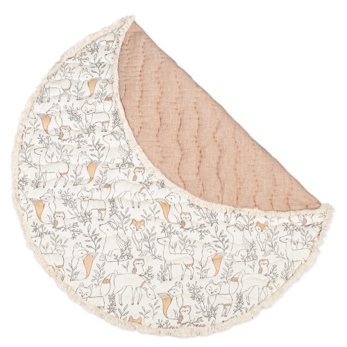 Crane Baby - Quilted Playmat - Ezra