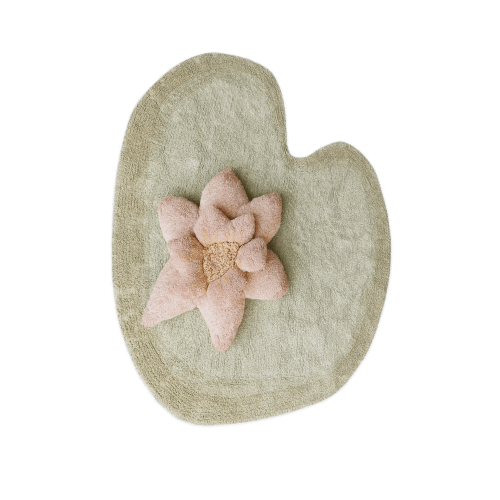 WASHABLE COTTON RUG PUFFY LILY
