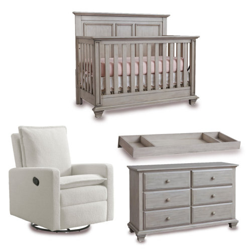 Oxford Baby 4 -Piece Nursery Furniture Set & Reviews | Wayfair