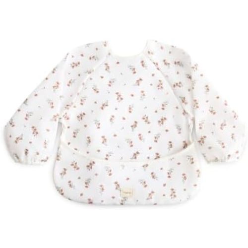 mushie Long Sleeve Baby Bib | Water Resistant Adjustable Fit