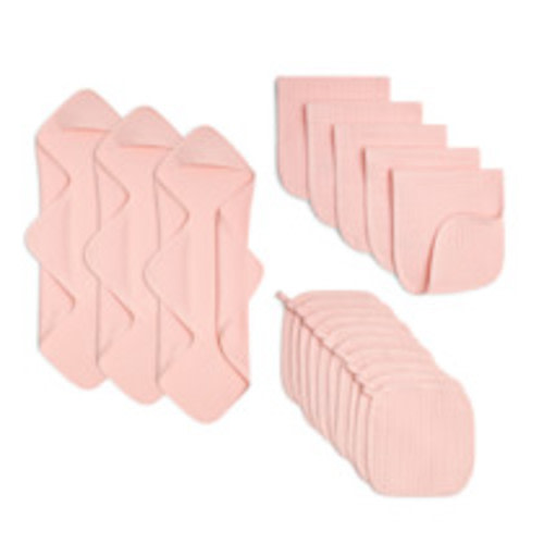 Small Story Muslin Essentials 18-Piece Gift Set - Pink Hues