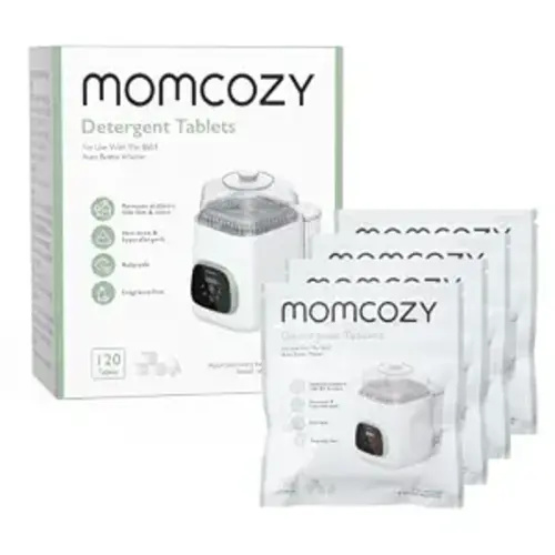 Momcozy Official Detergent Tablets for Momcozy Bottle Washers, 120 Tablets