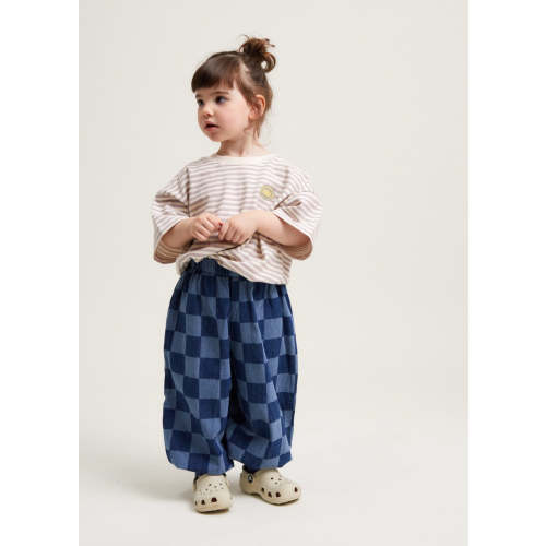 Murphy Checkerboard Balloon Denim Trouser – Claude & Co