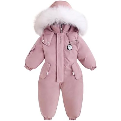 Baby Snowsuit Toddler Snow Suit Winter Coat Clothes Ski Sled Puffer Jacket 1-4T