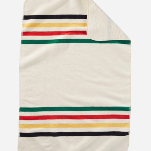 GLACIER ORGANIC COTTON BABY BLANKET