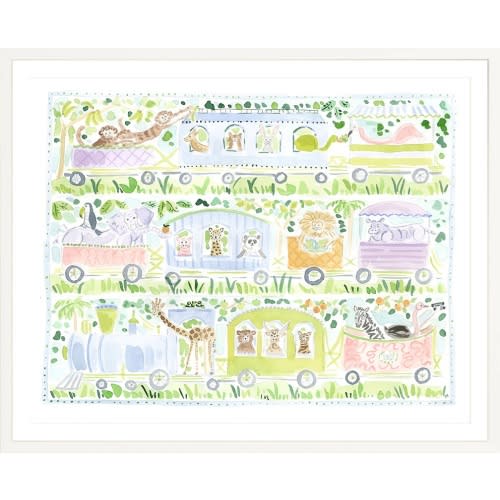 The "Safari Train" Fine Art Print