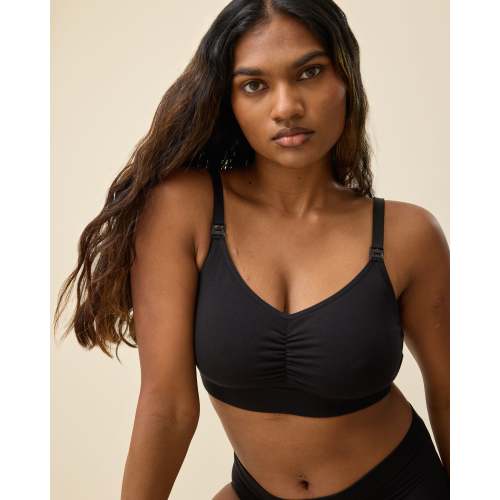 Storq Comfort Zone Nursing Bra Wireless For Pregnancy & Breastfeeding | Toffee – Kindred Bravely