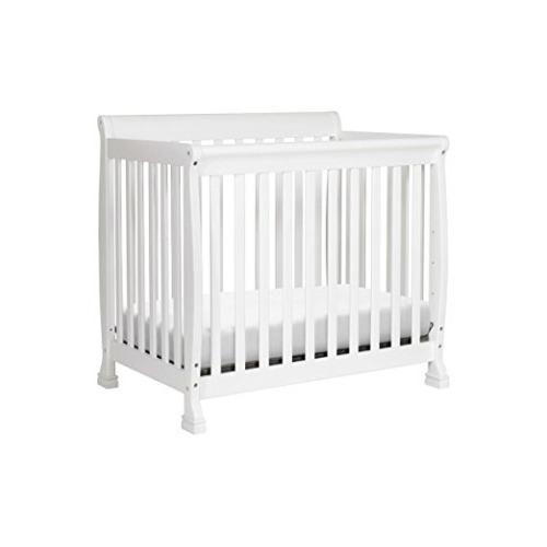 DaVinci Kalani 2-in-1 Mini Crib and Twin Bed In White Finish