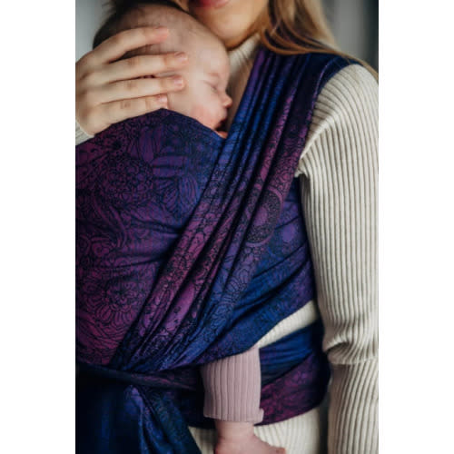 Wild Wine Bouquet Woven Wrap by LennyLamb